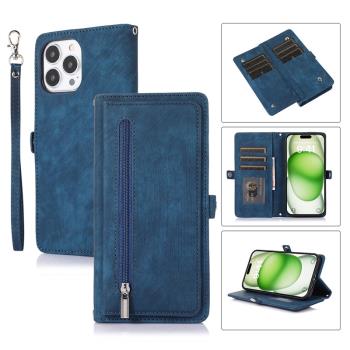 暢晟適用iphone 16pro case蘋果15翻蓋手機殼卡包ip14plus多功能錢包13promax電話皮套腕帶手機殼phone cover