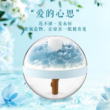科樂士永生花便攜迷你小型臥室加濕器桌面辦公室宿舍家用床頭皮膚