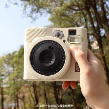 mini90相機包適用富士拍立得mini90矽膠套evo mini11 12 40 90 99 SQ6 SQ20 LiPlay相機皮套保護殼