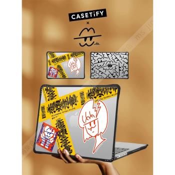 CASETiFY藝術家聯名Takeru Machida浪漫時光適用蘋果MacBook Pro13/14/16寸電腦筆記本保護殼M3/M4防摔套Air