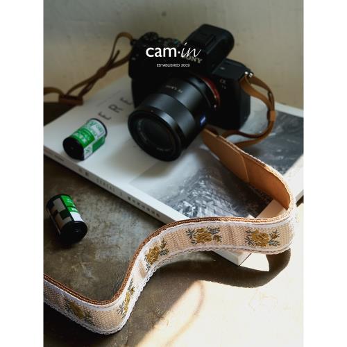 cam-in繡花民族風單反數碼相機背帶微單攝影相機斜挎肩帶掛脖掛繩