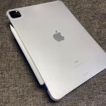 適用ipad 2024 M4/m2晶片Air6保護套13寸Pro11蘋果2022超薄Air5防彎無蓋磨砂硬殼10th後蓋吸筆平板殼12.9英寸