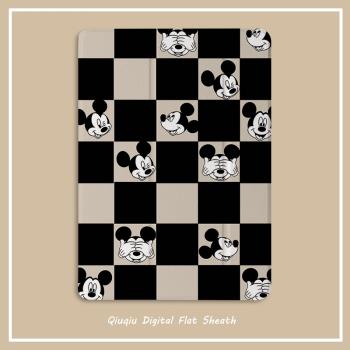 蘋果棋盤格老鼠平板氣囊殼保護套