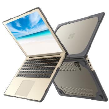 保護殼適用微軟筆記本電腦Surface Laptop5/4/3/2防摔帶支架上下蓋Laptop Go1/2/3防護套15寸/13.5寸/12.4寸