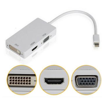 A1466蘋果電腦轉換器投影儀macbookair13轉接頭minidp轉HDMI/VGA