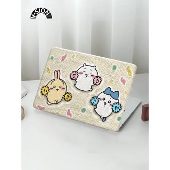 V-SION吉伊卡哇彩繪殼適用於蘋果macbookpro保護殼2023新款14寸macbook套air13外殼筆記本mac電腦輕薄保護套