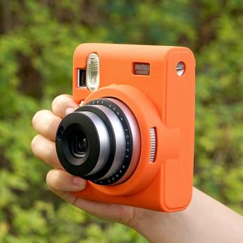 耐影相機包適用富士拍立得Instax Mini 40 mini EVO MINI90 X100VI MINI99矽膠套相機套保護防摔殼相機軟包