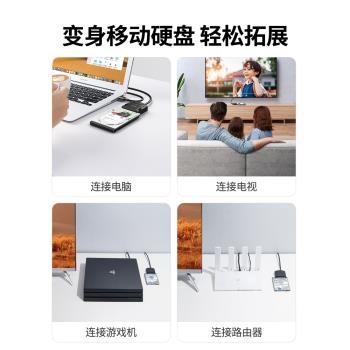 綠聯sata機械固態硬碟讀取易驅線