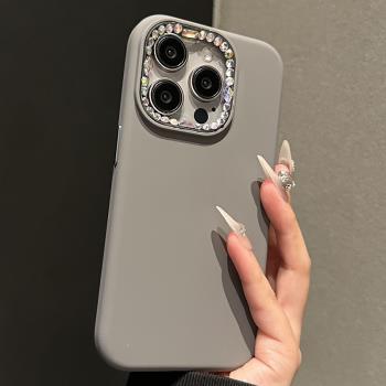 2024不會撞的新款適用蘋果15promax手機殼女款plus高階感矽膠iphone14pro保護套爆款13全包軟殼12簡約11磨砂