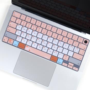 適用於mac蘋果macbook pro13寸15寸筆記本電腦touchbar鍵盤膜保護air13.3寸筆記本pro14鍵盤貼膜防水防塵透光