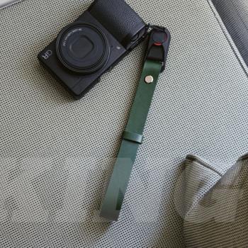 【寬牛皮】相機腕帶寬牛皮快裝款 復古做舊手工富士索尼徠卡通用