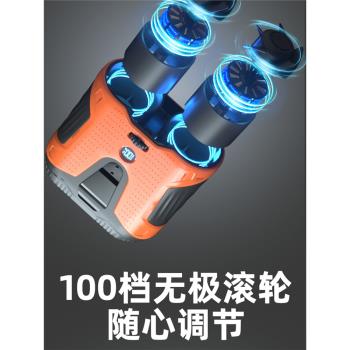 掛腰風扇隨身便攜式夾腰間降溫神器高溫戶外工地充電廚房製冷空調