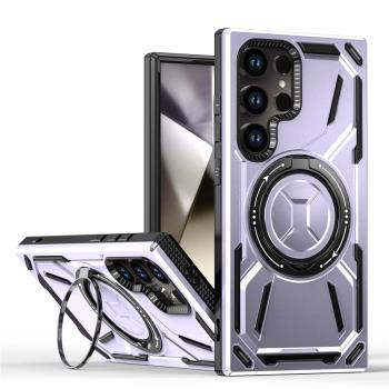 加厚軍事級防摔殼適用於三星S24 ultra手機殼S23全包A35無線磁吸充電A15矽膠保護套A14新款S23fe支架男女潮酷