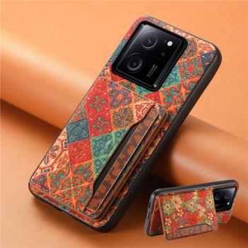 適用小米13Tpro手機殼xiaomi 13T card case插卡包mi13t後蓋紅米K60ultra至尊版防摔保護套xiomi13tpro手機殼