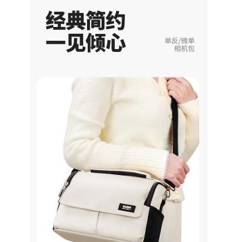 適用於佳能相機包R50 R6 R5C R62 R7 R8 R10微單攝影包單反EOS收納包單肩斜跨包多用途合一大容量減震抗壓