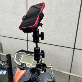 摩托車手機支架自行車騎行固定架電動車外賣騎手導航拍攝配件擺攤