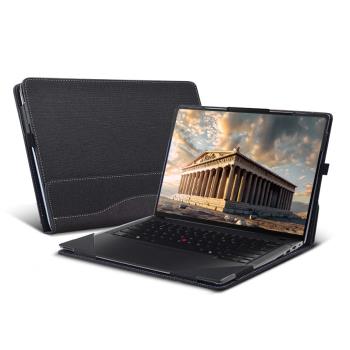 適用於聯想ThinkPad T14p AI 2024全新酷睿 14.5英寸 ThinkPad T14 Pro2024輕薄筆記本電腦保護套皮套便攜