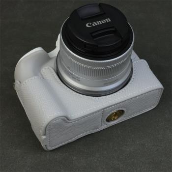適用佳能EOS R100相機包皮套 eos r50保護半套 r50底座 外殼