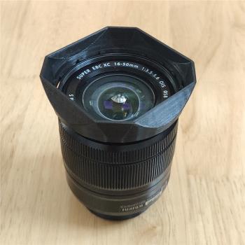 自制適用於富士 FUJINON XC 16-50mm 1:3.5-5.6 鏡頭方形遮光罩