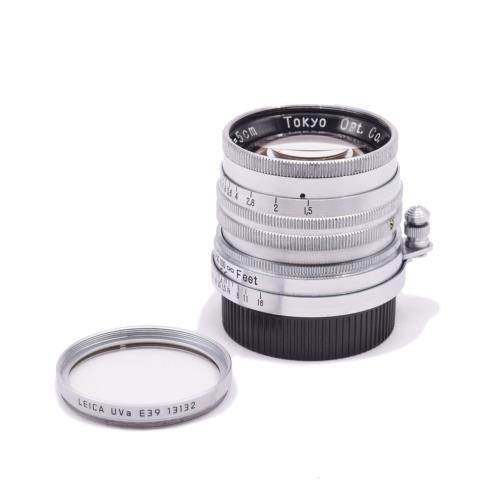 東京光學Tokyo Optical Simlar 50mm f/1.5 L39遮光罩方形遮光罩|鏡頭