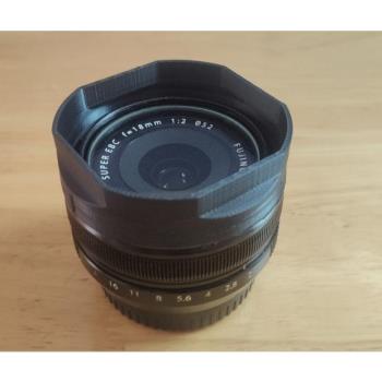 自制適用於 富士 FUJI FUJINON EBC F=18mm 1:2 鏡頭 方形遮光罩