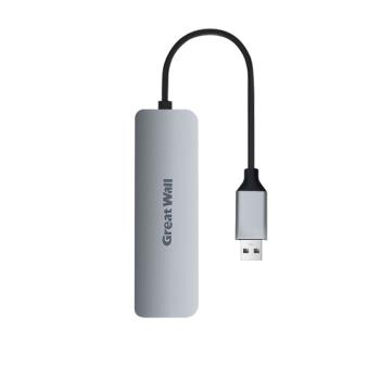 長城分線器集線器USB3拓展塢筆記本電腦轉換器轉接頭延長線Type-C