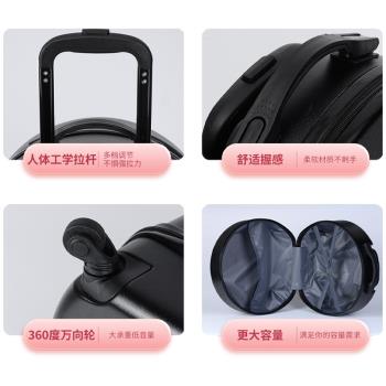 新款網紅兒童行李箱卡通圖案可印logo拉桿箱萬向輪旅行箱廠家