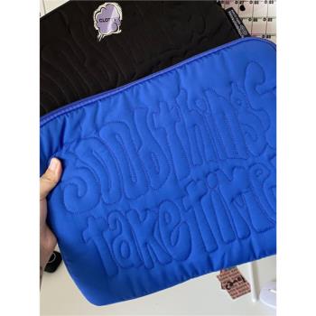 平板包ipad保護蘋果電腦pro11寸內膽包air5保護套刺繡字母收納袋