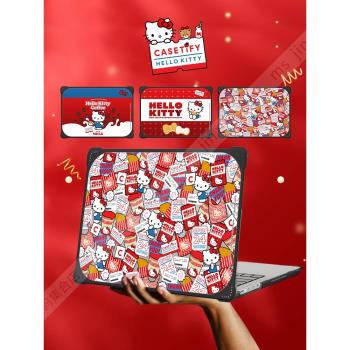 Hello Kitty聯名CASETiFY適用蘋果MacBook Pro13/14/15/16寸電腦筆記本保護殼M3/M4卡通Air可愛少女心防摔套