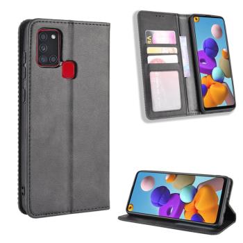 三星Galaxy A21S手機殼 三星A21S保護套SM-A217F/DS錢包翻蓋皮套