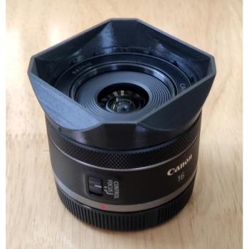 自制適用於佳能 CANON RF 16mm F2.8 STM 微單鏡頭 方形遮光罩
