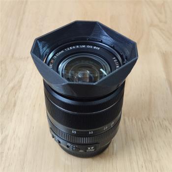 自制適用於富士 FUJINON XF 18-55mm 1:2.8-4 變焦鏡頭方形遮光罩