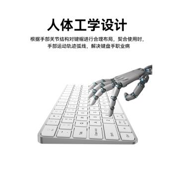 科技魚妙控鍵盤無線藍芽magic keyboard適用於蘋果ipad平板macbook筆記本電腦外接鼠標套裝金屬靜音輕薄便攜