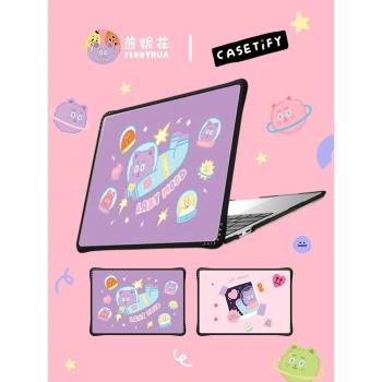 CASETiFY聯名JENNYHUA煎妮花適用蘋果MacBook Pro13/14/16寸電腦筆記本M2/M1保護殼新款可愛Air防摔套少女心