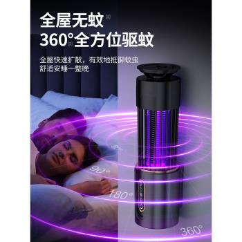 滅蚊燈家用2024新款驅蚊神器室內黑科技嬰幼兒孕婦宿舍全自動吸蚊燈商用誘捕器捉蚊電擊式房間充電智慧滅蠅器