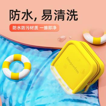 數據線收納包充電器線頭EVA硬殼便攜移動電源充電寶硬盤耳機保護套超大容量數碼配件手機電子產品盒子鼠標袋