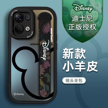 官方正版迪士尼適用OPPO Reno10矽膠9Pro手機殼8腕帶支架7se卡通5小羊皮6鏡頭全包a9x手機套57創意K11新款58
