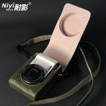 耐影 相機包女斜跨數碼相機微單適用於CCD 理光GR2 GR3 佳能G7X2 G7X3 索尼RX100 ZV1復古皮質肩帶便攜防撞