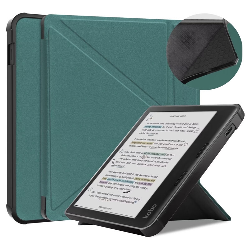 適用kobo libra colour皮套彩色7寸電子書kobo套libra color保護套殼