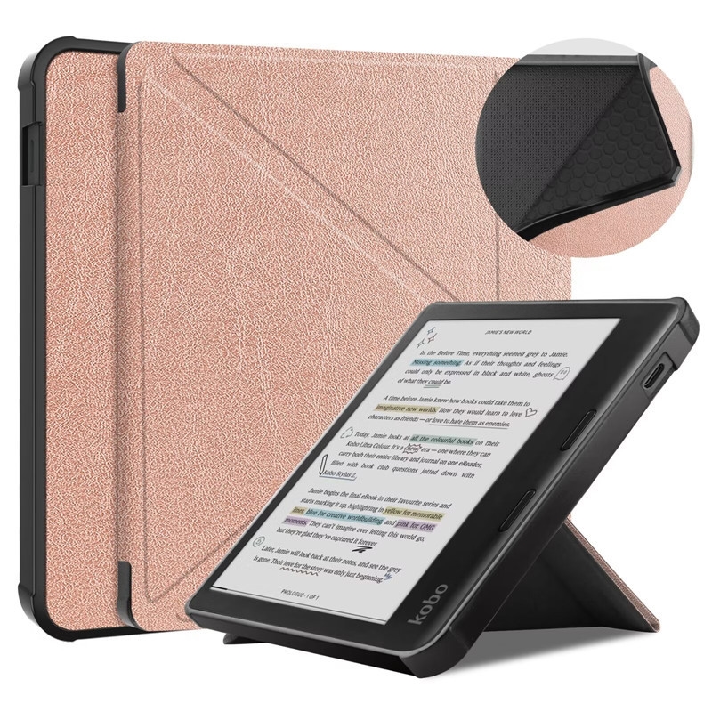 適用kobo libra colour皮套彩色7寸電子書kobo套libra color保護套殼