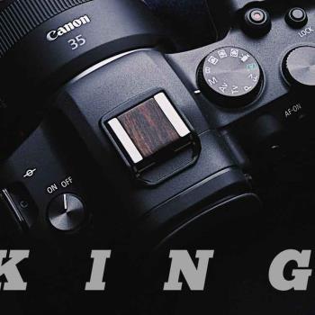 【King】原創佳能木製熱靴蓋 佳能EOS R5 R6全系列數碼相機適用