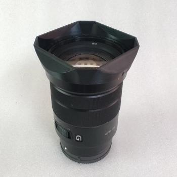 自制適用於索尼SONY E 4/PZ 18-105 G OSS 自動鏡頭 方形遮光罩