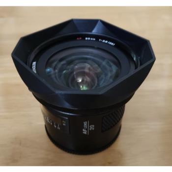 自制適用於美能達MINOLTA AF 20mm 1:2.8 自動鏡頭 方形遮光罩
