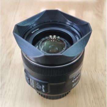 自制適用於佳能CANON EF 35mm 1:2 IS USM 鏡頭 EW-72 方形遮光罩