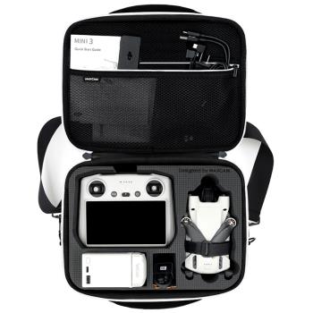 麥思卡姆 MAXCAM 適用於大疆 DJI Mini 3 收納包單肩揹包便攜旅行包安全保護箱盒配件硬殼抗壓摔防濺水