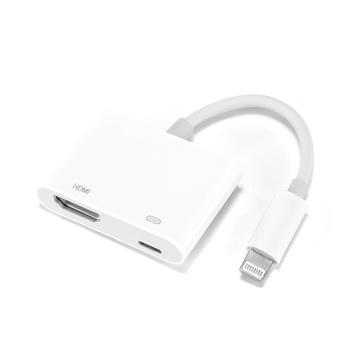 適用蘋果lightning轉hdmi擴充套件塢手機轉接轉換器筆記本電腦連線電視顯示器通用型拓展塢投影儀高畫質macbook轉接