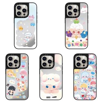 CASETi聯名泡泡瑪特 POP MARTDIMOO鏡面MagSafe磁吸適用iPhone16ProMax手機殼15個性13防摔14保護12卡通可愛