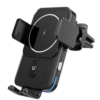 精靈貓私模車載無線充電器智慧感應無線充15W快充車載支架非紅外