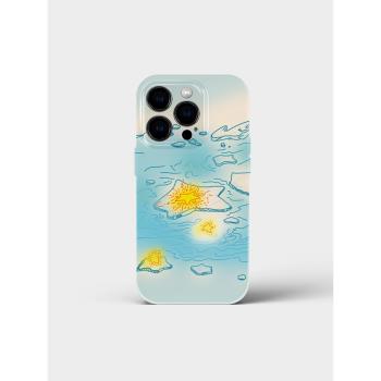發光發亮 iPhone蘋果16promax手機保護殼15plus藝術星星14高階感不撞款13時尚女生輕奢適用opporeno小米vivo