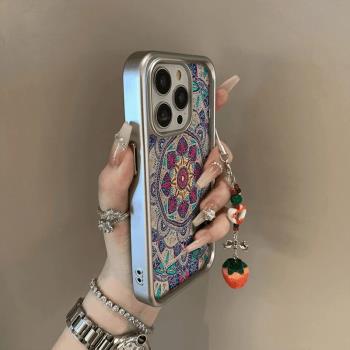 適用蘋果16手機殼秋冬新款女iphone16promax小眾高階感15plus全包保護套14Pro小羊皮13pm不撞款12防摔軟殼俊